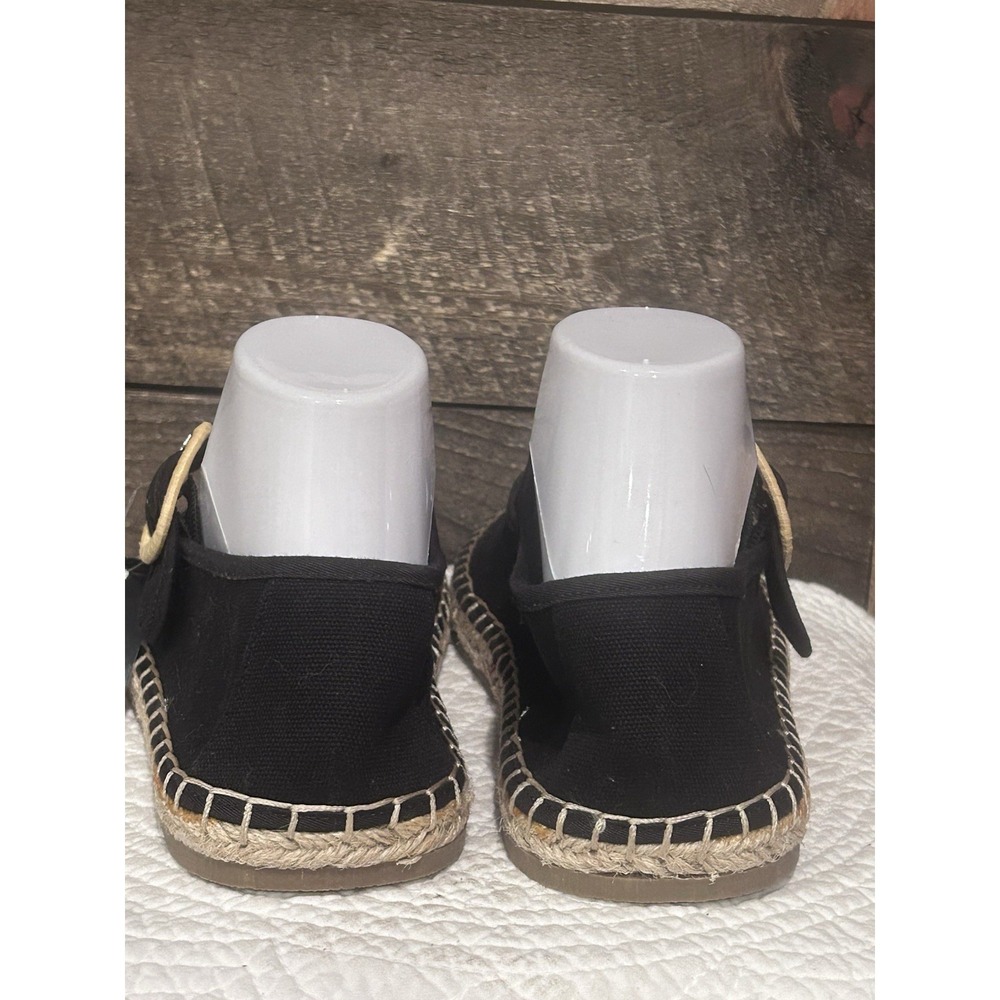 Torrid Black Tan Espadrille Flats Black Tan 7.5 Nwob - Picture 5 of 8